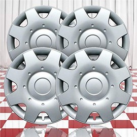 Brighter Design Set of 4 16" Push-on Silver Hubcaps for Volkswagen Beetle 1998-01