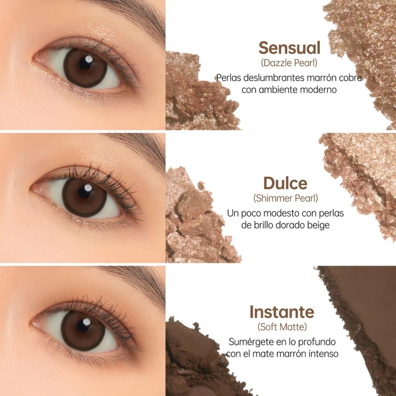 Unleashia Paleta Ojos Iluminada N°2 All Of Brown 9 Tonos