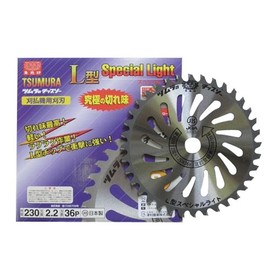 Tsumura 8389aj Chip Saw L-Shaped Special Light for Grass Trimmers (Outer Diameter: 9.1 inches (230 mm) 36 P)