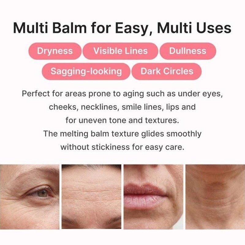 YG LianKai 2Pcs PDRN Pink Collagen Volume Multi Balm Stick,