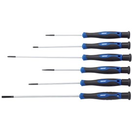 AMK® Draper Extra Long Precision Screwdriver Set 6 Piece Fine Tips for Electronics Small Screws Circuitboards