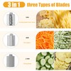 SL Euthtion Cordless Electric Vegetable Slicer Chopper & Cheese Grater