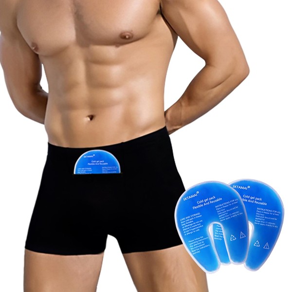 SKTAMAI Vasectomy Support Underwear for Men Snug Boxer Briefs with
