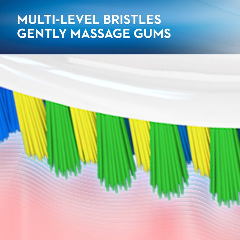 Oral-B Bacteria Blast Manual Toothbrush, Soft, 4 Count