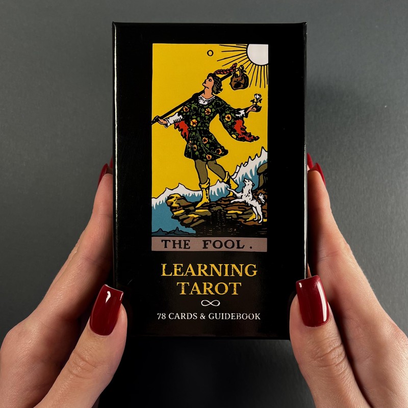 CRAFTERIAN Learning Tarot, Tarot Cards for Beginners with Meanings on