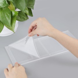 SWAWIS 35PT Card Frame Card Holder Trading Cards Transparent Magnetic Card Holder UV Protection Acrylic Card Sleeves Protective Cases for Sports Cards Collection, 4 Cards