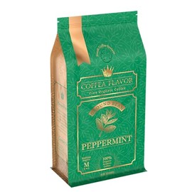 Coffea Flavor Peppermint Organic Ground Coffee – 100% Arabica, Medium Roast, USDA Organic, Fair Trade, Freshly Roasted, Refreshing Peppermint, 16 oz Bag