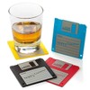 6 PCS Silicone Floppy Disk Coaster For Tables, Drink Coasters