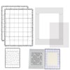 3Pcs/Set Stick and Stamp Mat and Fixed Stamp Blending Template