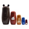 Russian Nesting Dolls Bear Wooden Matryoshka Dolls for Kids Tphon