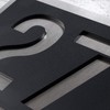Metzler House Number Stainless Steel Custom House Number Sign in