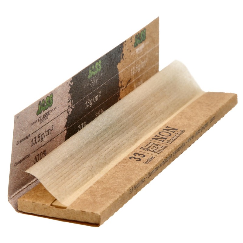Smoking Papers Jass Slim Brown x 10