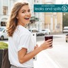 Rolling Sands 16 Oz. Reusable Plastic Stadium Cups with Lids,