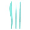 sourcing map 3pcs Plastic Clay Tools Double-Headed Crafts Modeling kit