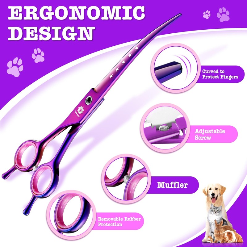 Dream Reach Dog Grooming Scissors - 7" Professional 6 in