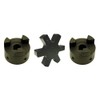 RAParts L095 (1-1/8" to 1-1/8") L-Jaw Coupling Set & Rubber