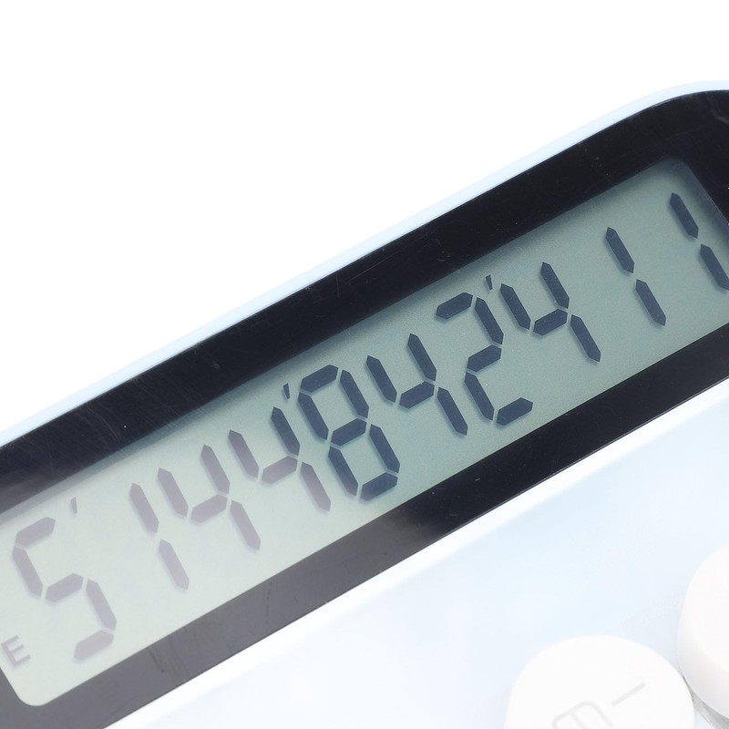 Mechanical Switch Calculator, 24 Keys Auto Sleep Desktop Large LCD
