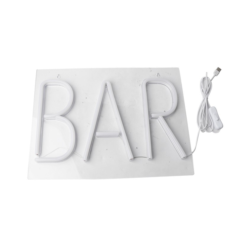 Neon Light 3‑Dimensional USB Wall Sign Lamp Decoration for Bar