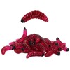 50PCS 2.4cm Maggot Grub Soft Lure Baits Worms Fishing Lures,