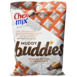 Chex Mix Muddy Buddies 4.25 oz Cookies N Cream 7 ct, 4.25 Ounce (Pack of 7)