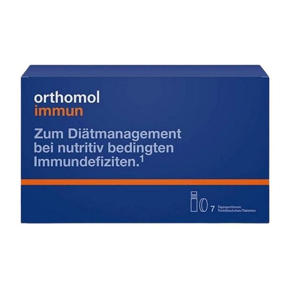 [Orthomol] Immune Multi Vitamin 20ml + 919mg x 7 packs SJ / [오쏘몰] 이뮨 멀티 비타민 20ml + 919mg x 7개입 SJ
