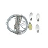 Cable multiusos de acero para colgar en la pared con