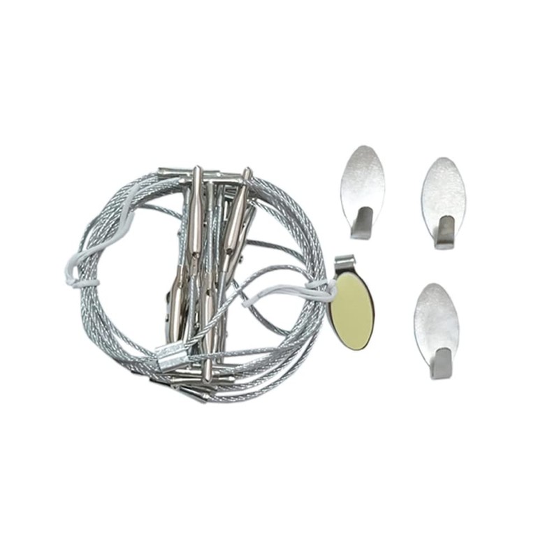 Cable multiusos de acero para colgar en la pared con