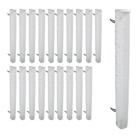 BestNest Miracle Tube 48" Vented Seedling Protectors – Pack of 20 Tree Guards with Zip Ties – UV-Resistant Tubes for Trunk Protection Against Deer, Rodents, Sun Scald, and Insect Damage