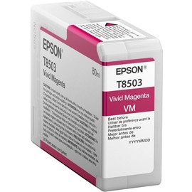 Epson T850300 T850 UltraChrome HD Vivid Magenta -Ink