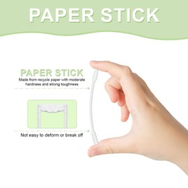 800 Count Cotton Swabs Spiral Pointed,Double Precision Tips Cotton Swabs with Paper Stick,4 Packs of 200 Pieces(Pointed+Spiral Head)