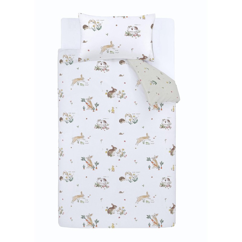 Bianca Bunny Rabbit Friends Cotton Junior Duvet Cover Set with