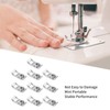 10PCS Straight Stitch Presser Foot Mini Portable Durable Stainless Steel