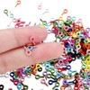 Zopseet 300 Pcs Colorful Mini Screw Eye Pins Kit Small