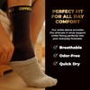 CopperJoint Athletic Foot Ankle Compression Sleeve – Pull On Copper