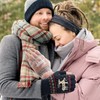 Zolunu Unisex Winter Half Finger Gloves Warm Winter Fingerless Touchscreen