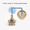 OVSAL 2Pcs Electric Guitar Control Knobs Volume and Tone Knobs