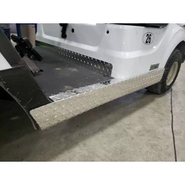 PBR Diamond Plate Full Side Rocker Panels and KICK panel Yamaha Drive 2 Golf Carts