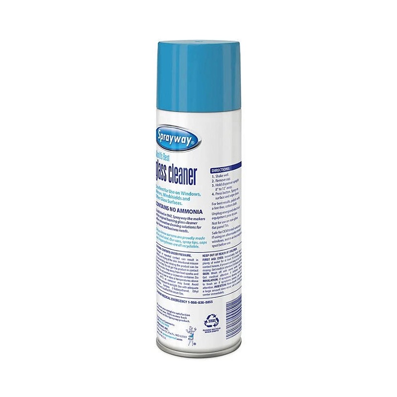 Sprayway 12 PACK Sprayway SW050-12 Glass Cleaner, 19oz - FREE