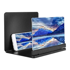 125 Lupa de Pantalla de teléfono Celular 3D de 10 Pulgadas, Amplificador de películas 3D HD, Soporte de Lupa de Pantalla de teléfono