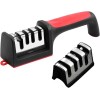 Unbranded 2PCS Knife Sharpener Professional 4-Stage Ceramic Diamond Steel Sharpening
