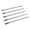 Carbide Burr Set,File Bit 6pcs, Double Cut Alloy Impeller Polishing