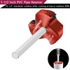 JYINCPED 1-1/2 Inch PVC Pipe Reamer,PVC Fitting Saver Socket Saver