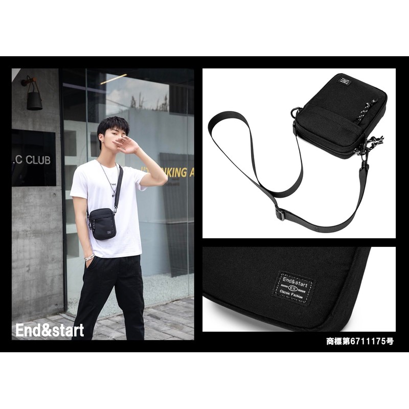 Freak Daikanyama Men's Mini Shoulder Bag, Cross-body Bag, Pochette, Sacoche,