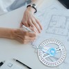 3 Pcs Protractor Circle Protractor, 360 Degree Protractor Angle Measure