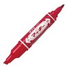 Zebra P-MO-150-MC-R3 Hi-Mckee Permanent Markers, Red, 3 Pieces