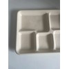 Footprint 100 Count - 5 Compartment Disposable Lunch Tray 10"x8"