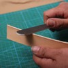 Samcos Sandstick Tool for Leather Crafts, Polishing Leather Edge, File,