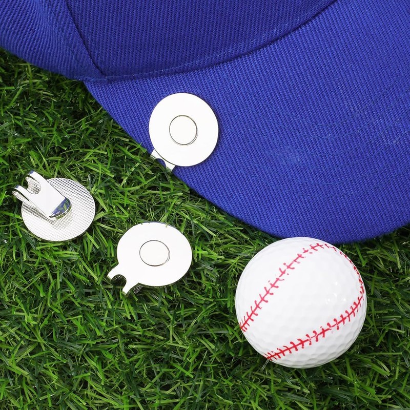 DFsucces Golf Markers, Set of 2, Stylish Golf Cap Clip