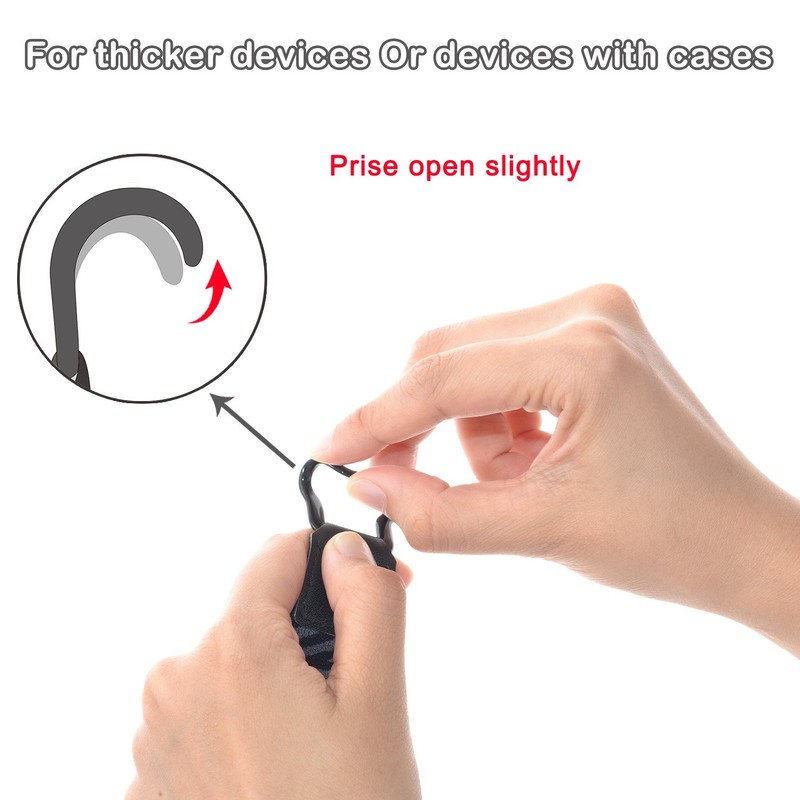 TFY Security Hand Strap with 360 Rotation Metal Ring Finger-Grip
