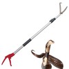 REAYEAXN 89'' Snake Catcher Tongs Professional Reptile Grabber Telesicopic Wide